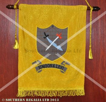 Royal Arch Tribal Banner / Ensign - Simeon & Levi - Click Image to Close